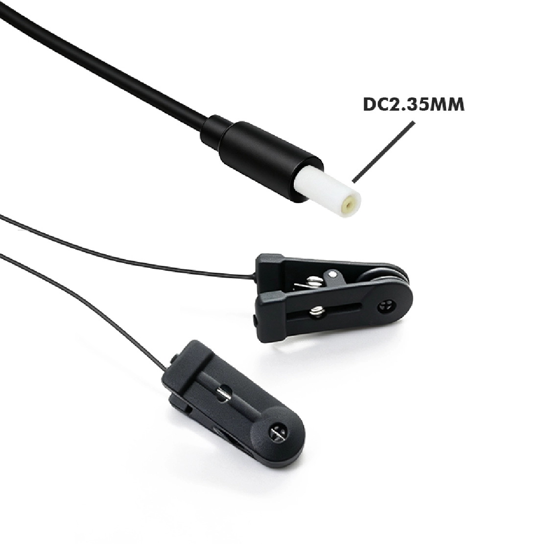 China DC 2.35mm Ag/AgCl EEG Ear Clip Reference Electrode Cable manufacturer
