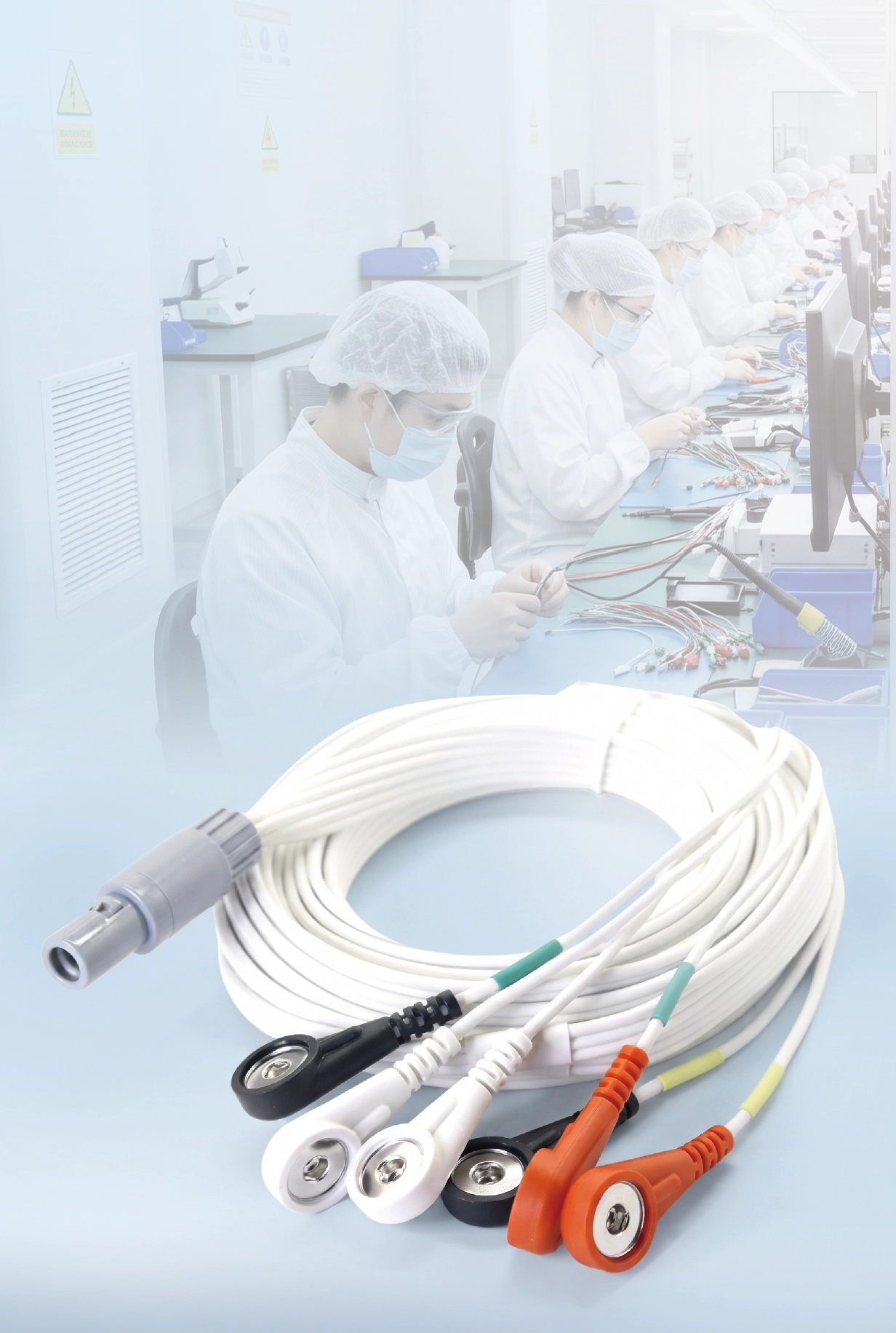 China Medical Electrodes, Lead Wires & Biosignal Cables manufacturer