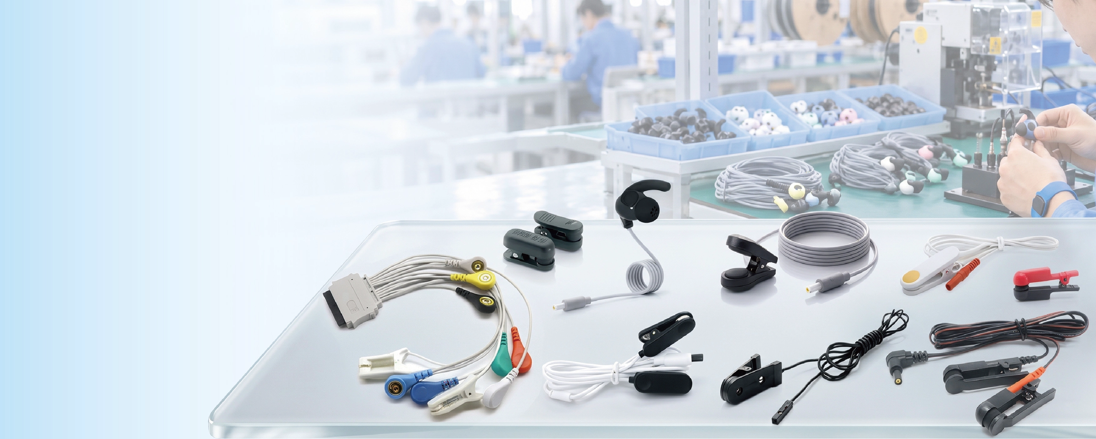 China Custom tVNS & taVNS  Ear Electrode Cables manufacturer