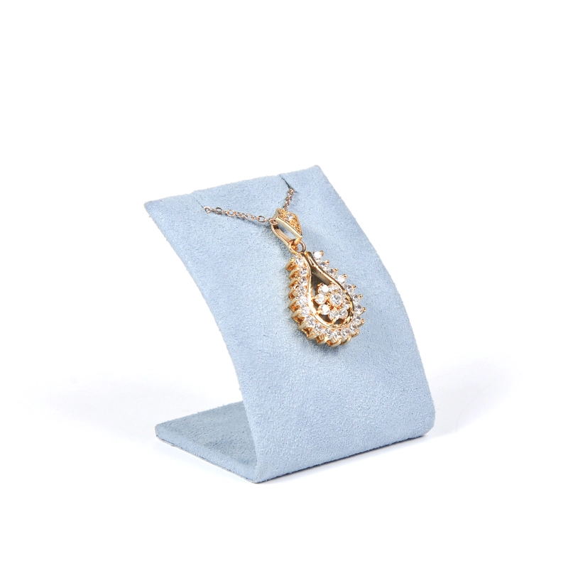 China Factory wholesale pendant stand microfiber jewelry display holder with magnet manufacturer