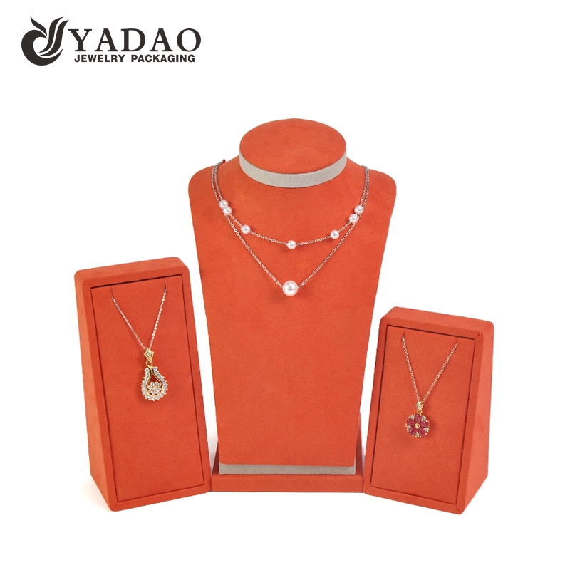 Pabrik penjualan besar perhiasan counter window display stand props set untuk toko-toko