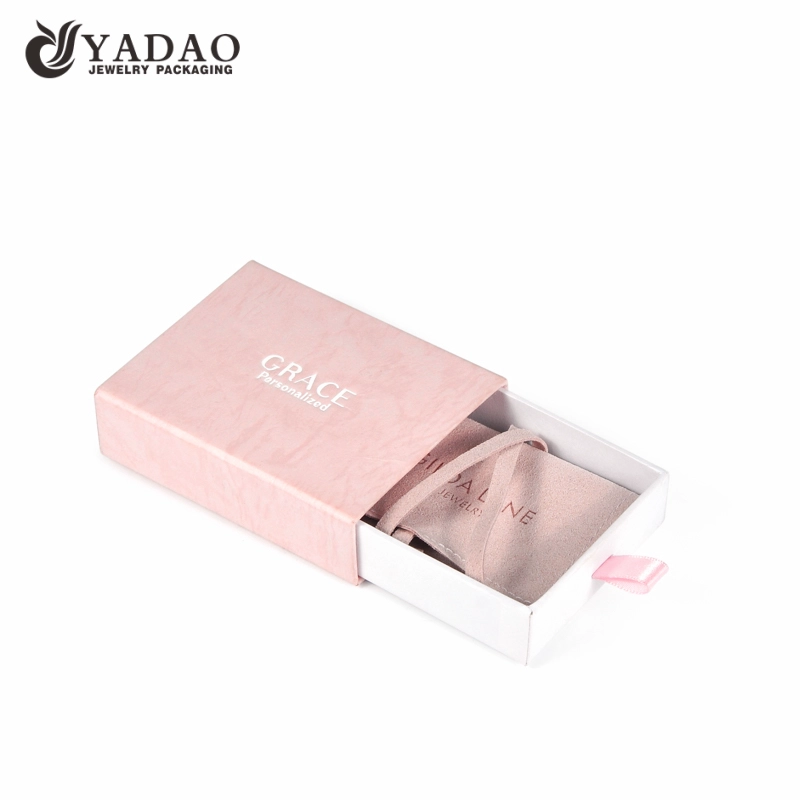 FANAI elegant Jewelry box paper box with microfiber bag best match
