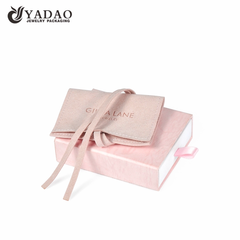 FANAI elegant Jewelry box paper box with microfiber bag best match