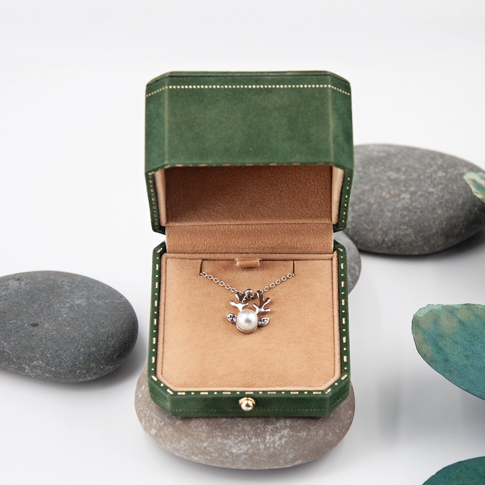 China Christmas gift packaging jewelry pearl necklace storage factory box manufacturer