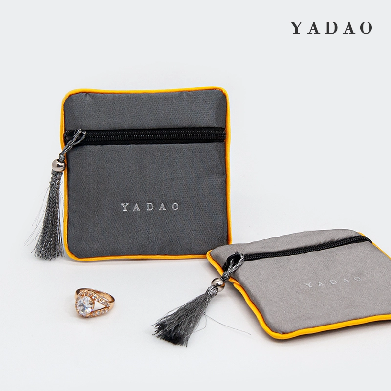 flap buckle style baby blue fashion popular jewelry accessory mini pouch bag microfiber boutique gift packaging - COPY - 0gvnie