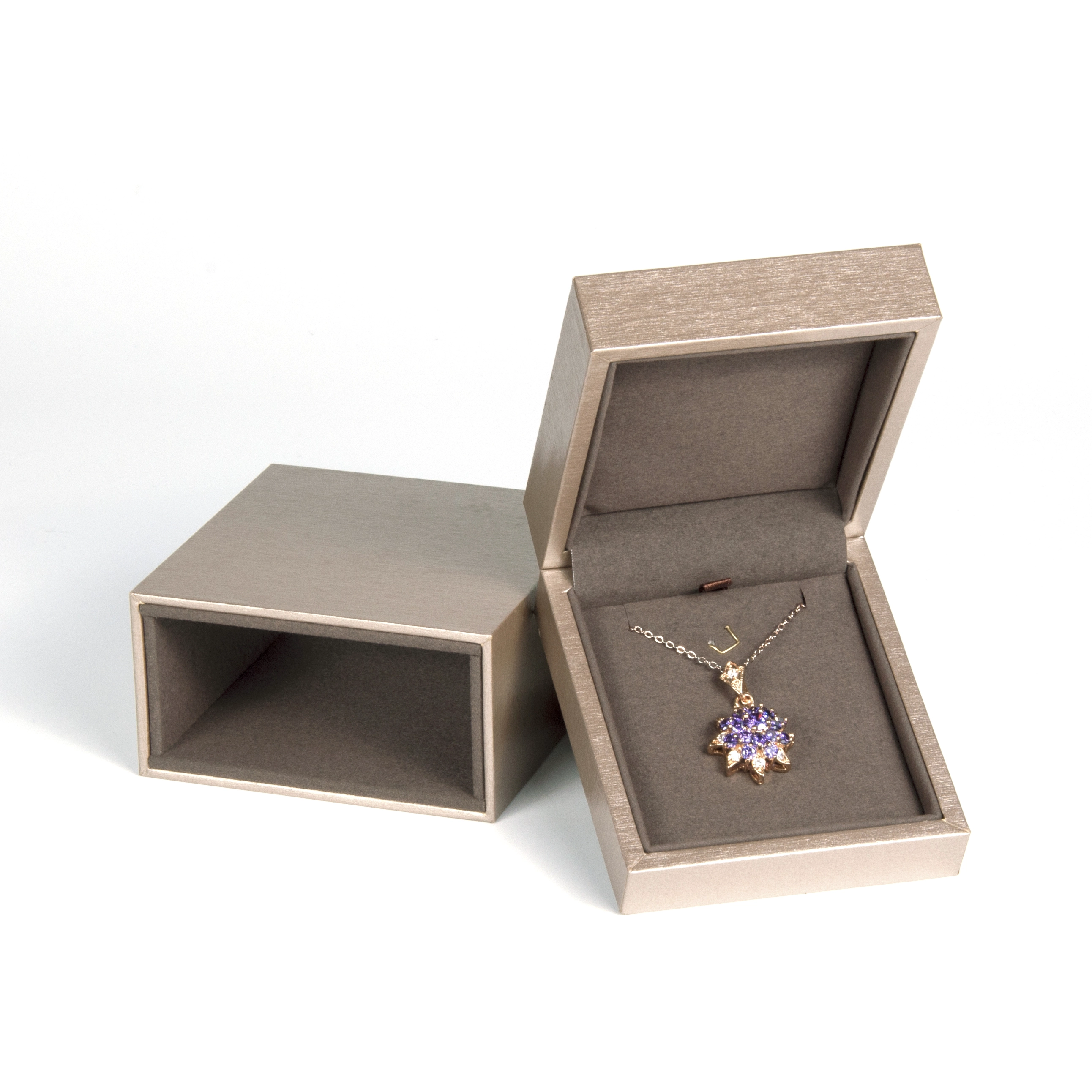 Yadao – boîte à pendentif élégante, boîte à bagues, bijoux populaires, emballage en bois, Logo imprimé personnalisé
