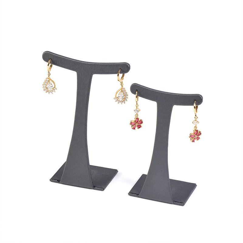 Présentoir de bijoux en cuir, vente directe d'usine, support pour bagues, boucles d'oreilles et colliers, pour magasin de bijoux