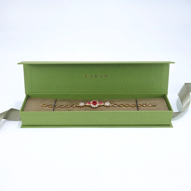 Sieraden Geschenkdoos Ring Oorbellen Ketting Verpakking met lint