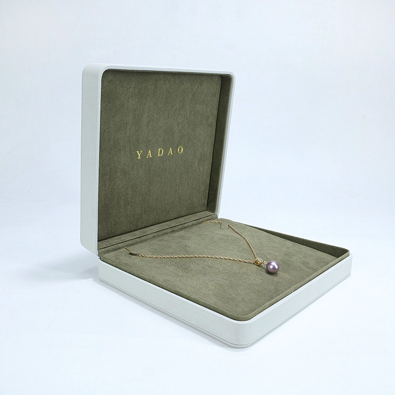 YADAO Nyt design læder lang armbånd boks med ruskind indsats materiale fri custom