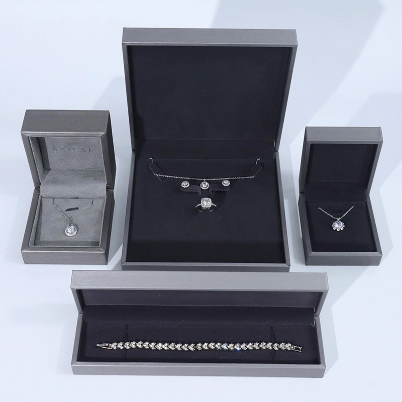 China Pembekal Kotak Barang Kemas Tersuai Yadao Pu Kulit Cincin Loket Bangle Box pengilang