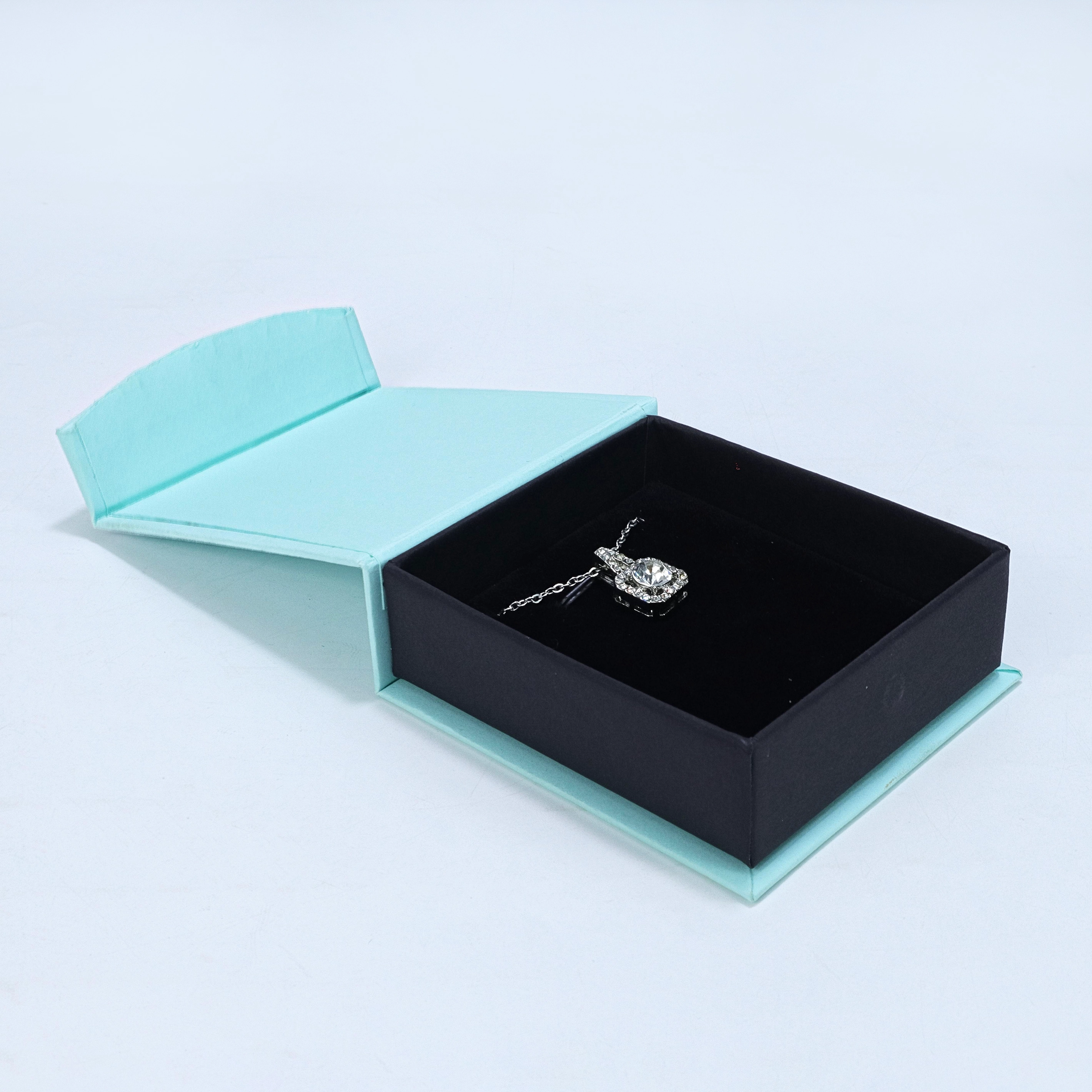 Aangepaste sieraden doos magneet flap papier doos voor ring oorbellen ketting armband