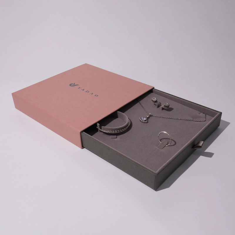 Heißer Verkauf Schmuckschatulle, individuelle Schubladenbox für Ring, Ohrringe, Anhänger, Armreif
