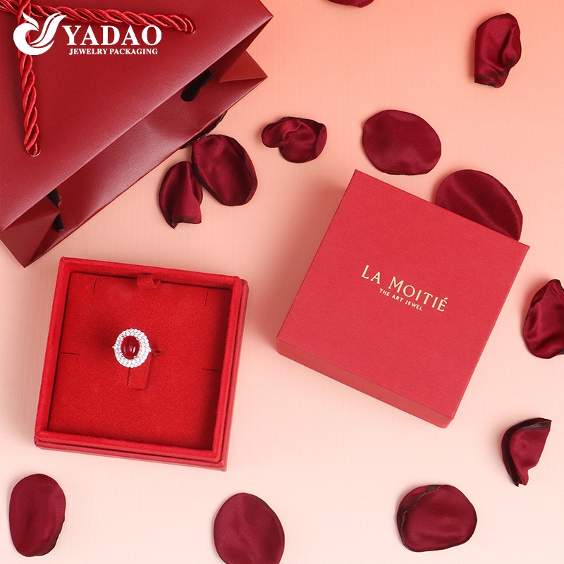Red festival packaging gift wrapping accessory boutique multifunctional box design