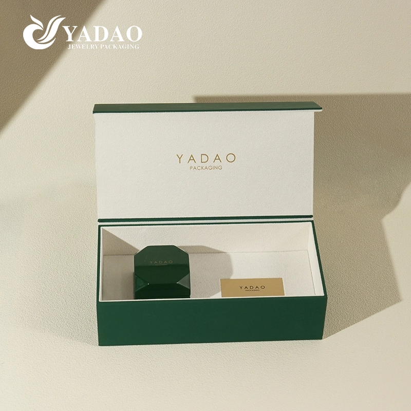 Premium Lacquer Finish Trä Skräddarsydda smycken Packbox Set Super Unboxing-upplevelse
