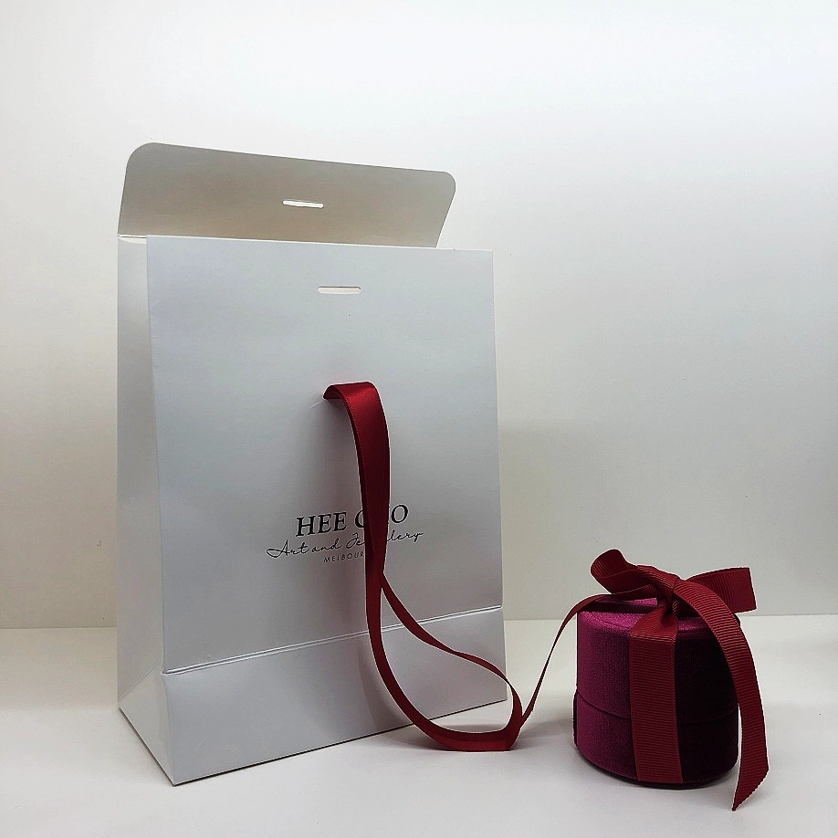 Yadao green printing paper bag with ribbon handle - COPY - qc6jue - COPY - h8qifd