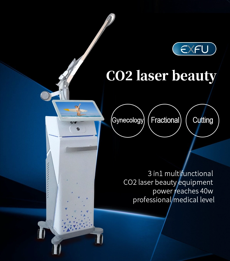 Fraksiyonel CO2 akne tedavisi yüz ve boyun kaldırma masajı CO2 lazer vajinal sıkma makinesi