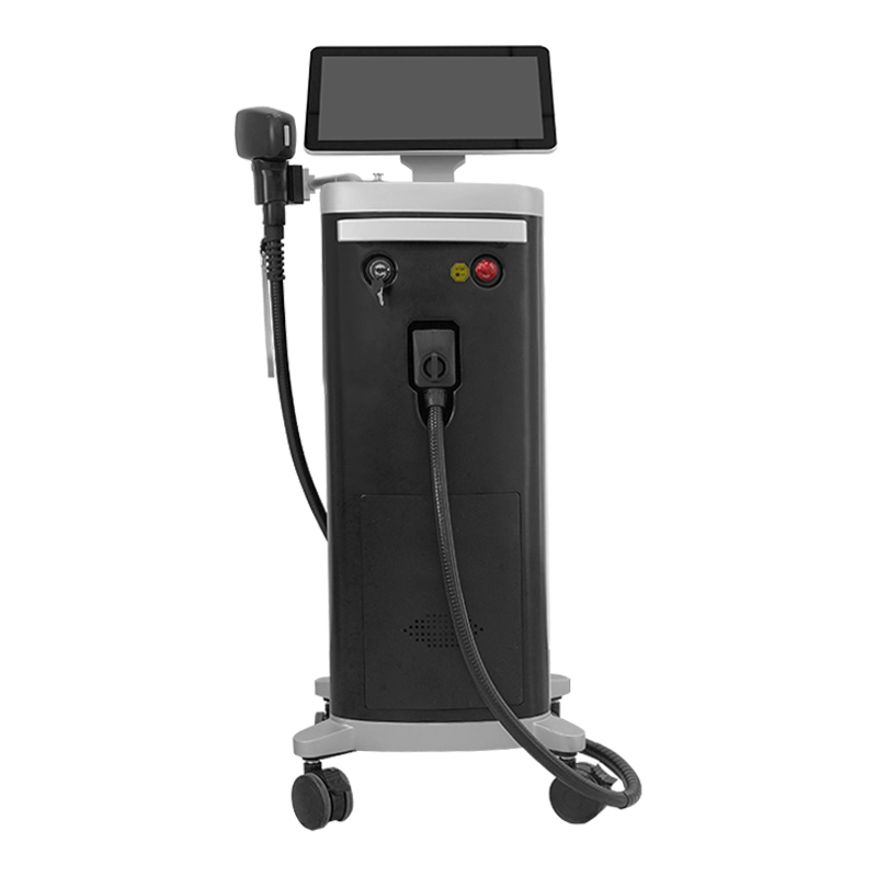 Lieferung in 48 Stunden, drei Wellenlängen, 755 nm, 808 nm, 1064 nm, 800–1600 W, Diodenlaser-Haarentfernungsgerät