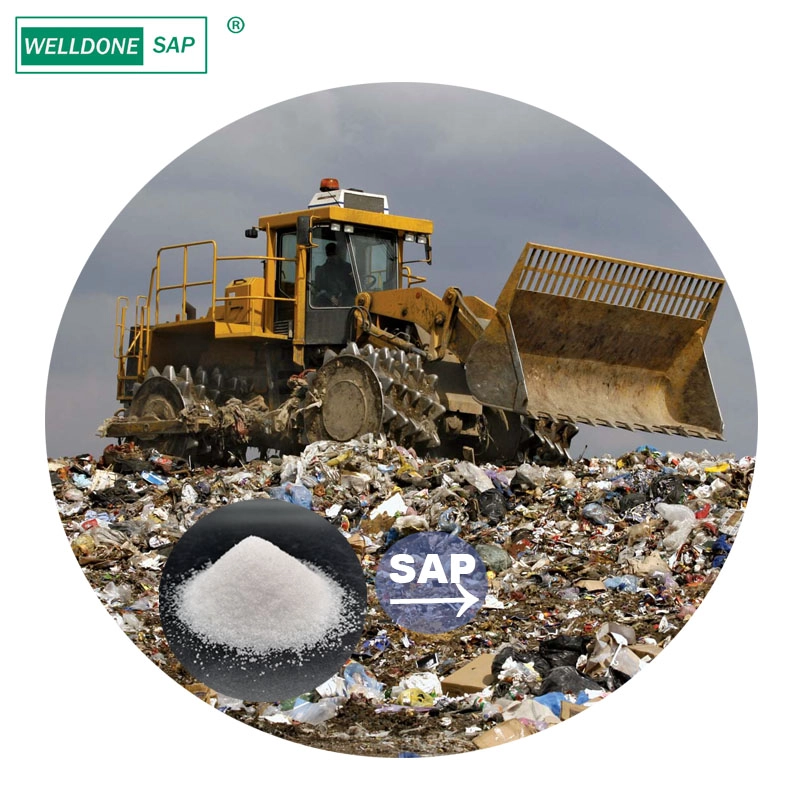 Super Absorbent Polymer Sodium Polyacrylate For Water Solidification And Sludge Curing In Oilfield