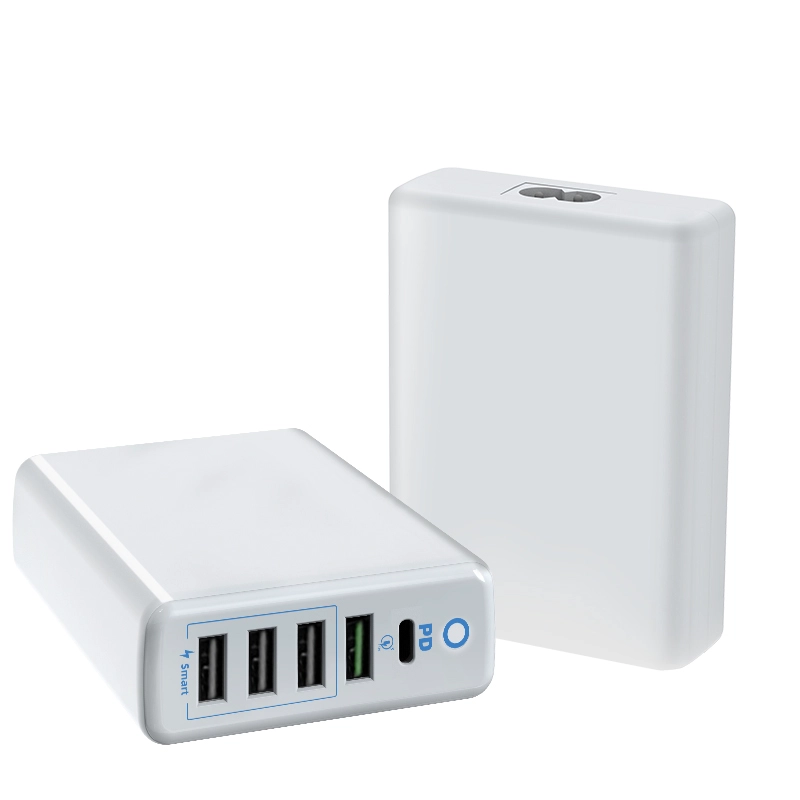 الصين 60W PD شحن سريع USB C شاحن QC 3.0 منفذ و 3 منفذ USB شاحن سريع الصانع