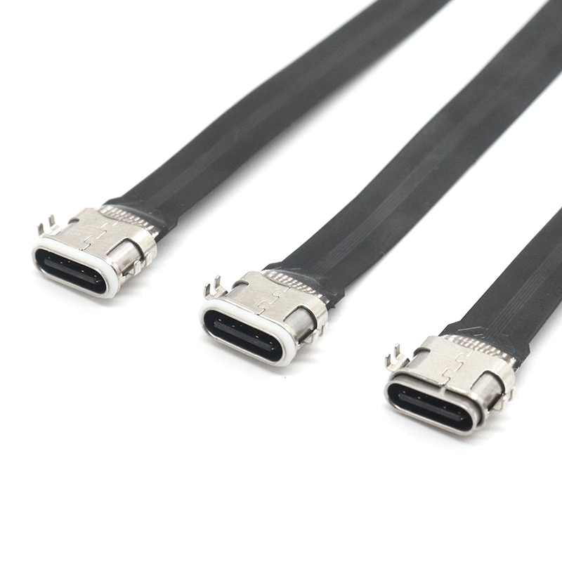중국 FFC USB 유형 C 케이블 FPV 플랫 슬림 얇은 리본 FPC 케이블 제조업체