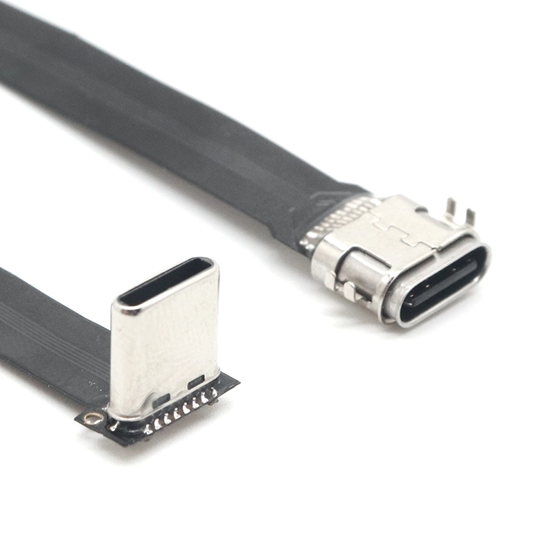 중국 FFC USB 유형 C 케이블 FPV 플랫 슬림 얇은 리본 FPC 케이블 제조업체