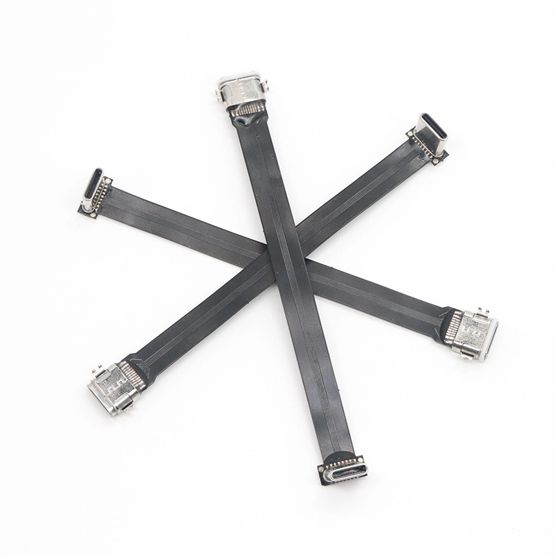 중국 FFC USB 유형 C 케이블 FPV 플랫 슬림 얇은 리본 FPC 케이블 제조업체