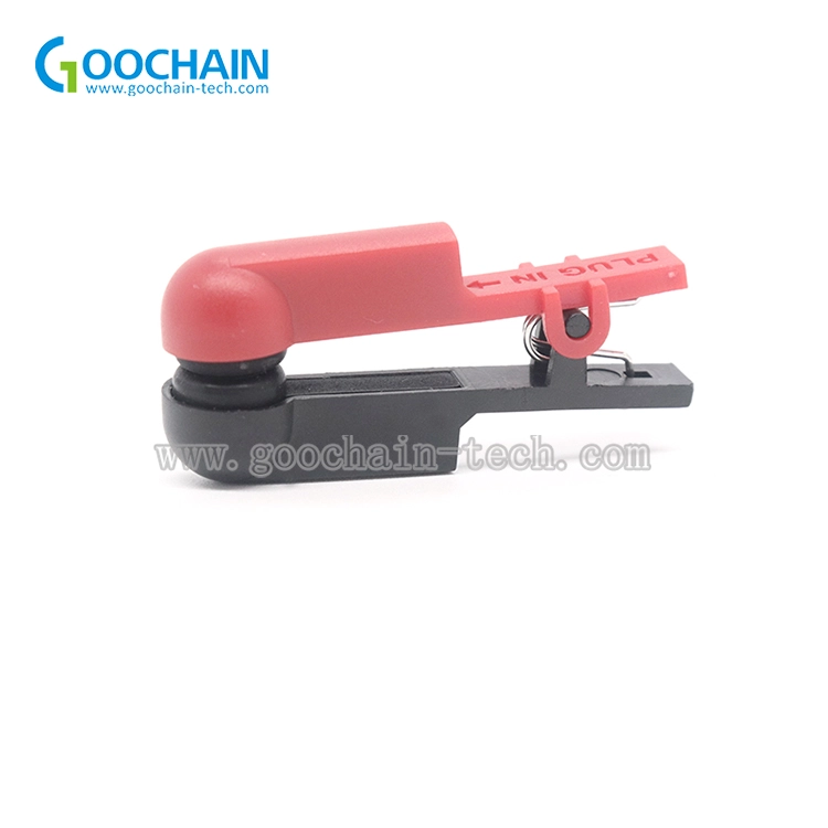 China Double conductive rubber carbon ear clip electrodes for CES Therapy manufacturer
