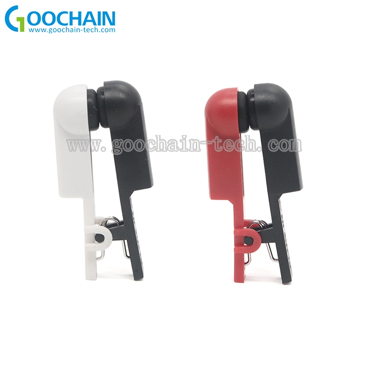 China Double conductive rubber carbon ear clip electrodes for CES Therapy manufacturer