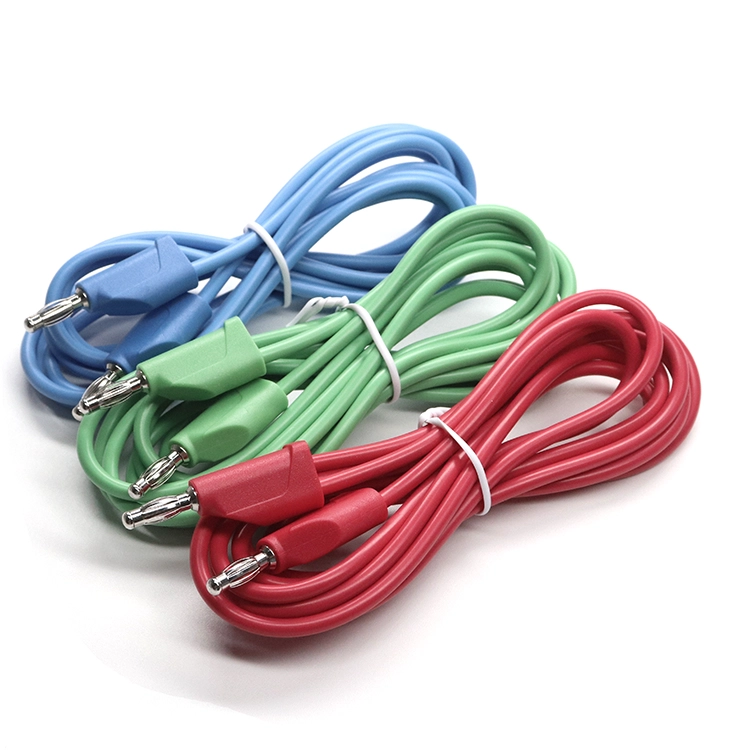 porcelana Custom 4.0mm Apilado Plátano Cable de parche fabricante