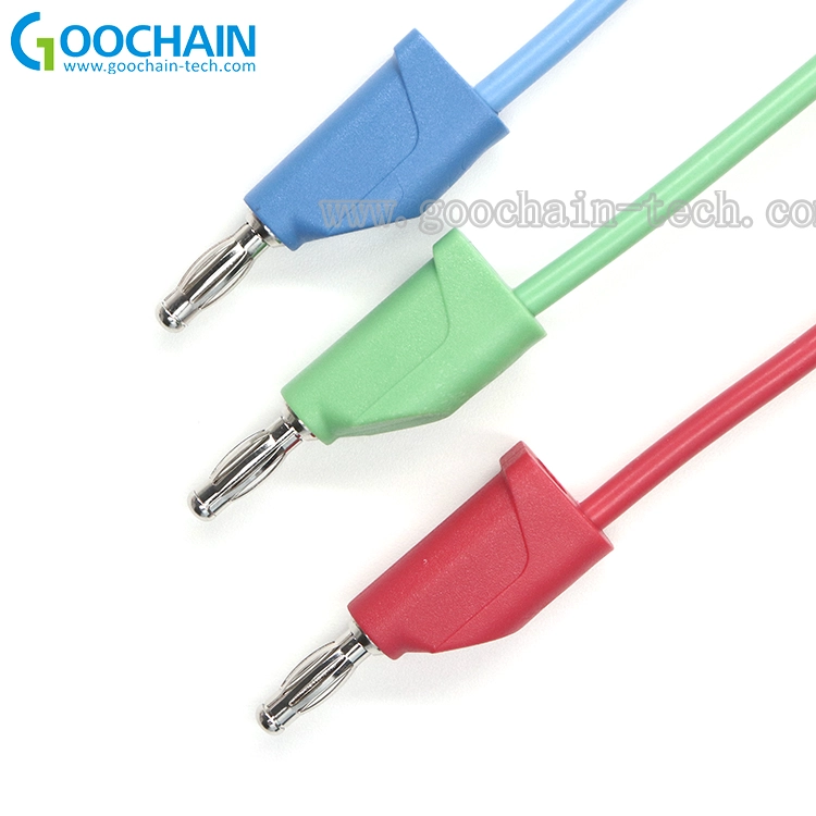 porcelana Custom 4.0mm Apilado Plátano Cable de parche fabricante
