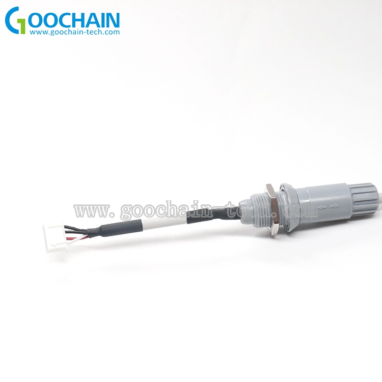 China LEMO 4PIN Fedal Monitor Lead Fio com Botão ECG EKG Snap e 2.0mm ECG Eletrodo Pins fabricante