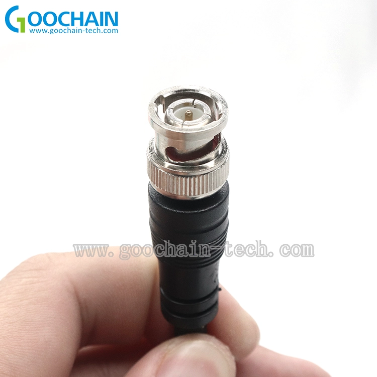 China BNC Macho para cabo de plugue banana empilhável de 4 mm fabricante