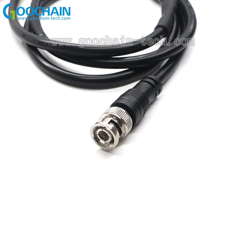 China BNC Macho para cabo de plugue banana empilhável de 4 mm fabricante