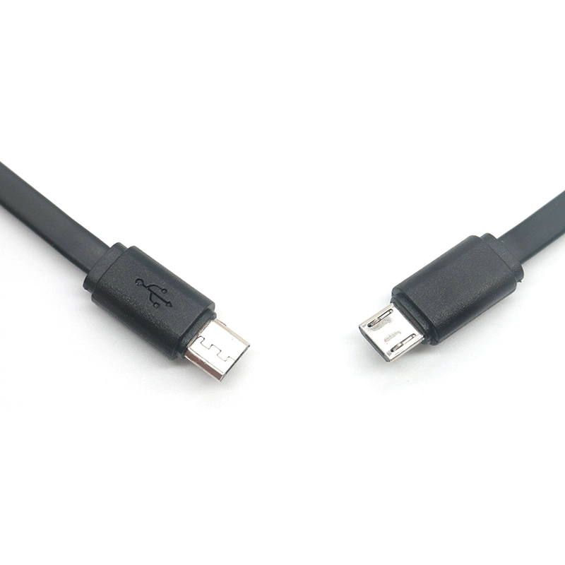Çin Düz erişte mikro USB Erkek erkek otg adaptör kablosu üretici firma