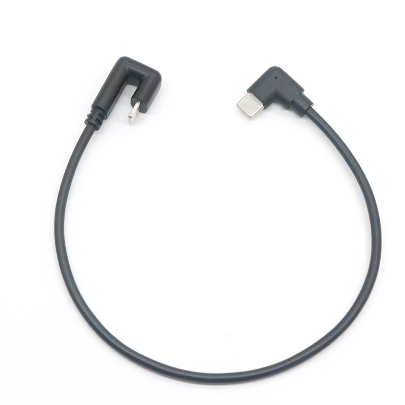China 180 Degree Right Angle USB type C to Lightning Gaming Cord compatible for iPhone,iPad manufacturer
