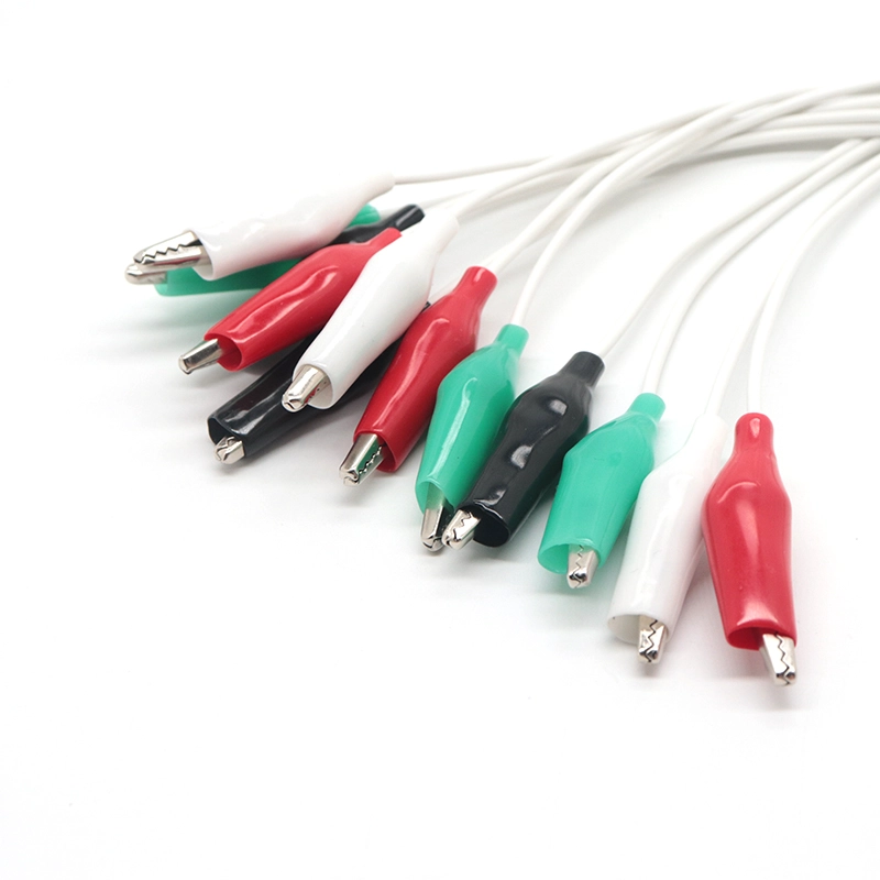 porcelana USB personalizado tipo c a 4 piezas pinzas de cocodrilo cable de prueba pinza de cocodrilo a cable adaptador usb c fabricante