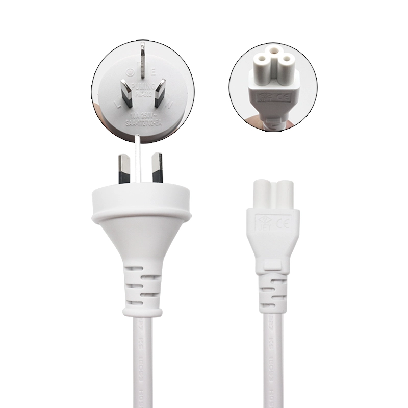Chine Cordon d'alimentation australien à 3 broches pour ordinateur portable 250 volts 10 A (AS3112 vers IEC-320-C5) fabricant