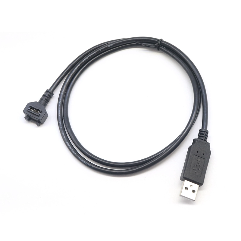 Cina Sostituzione USB maschio a IDC 14pin header Pin Pad 08374-01-R cavo per verifone vx810 produttore