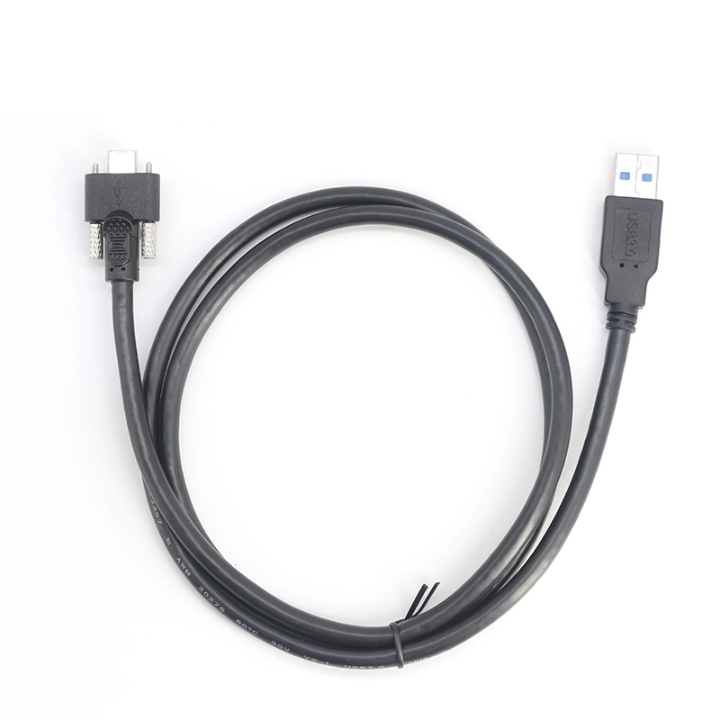 Cina Cavo USB 3.0 standard tipo C con bloccaggio a doppia vite per montaggio a pannello produttore