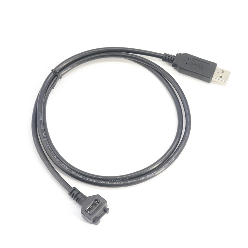 Cina Sostituzione USB maschio a IDC 14pin header Pin Pad 08374-01-R cavo per verifone vx810 produttore