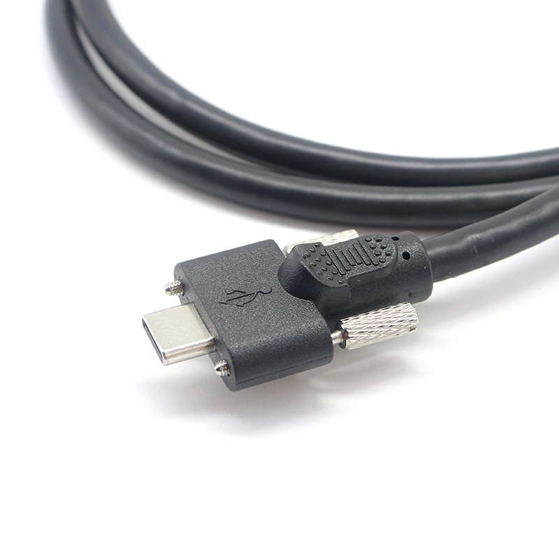 Cina Cavo USB 3.0 standard tipo C con bloccaggio a doppia vite per montaggio a pannello produttore