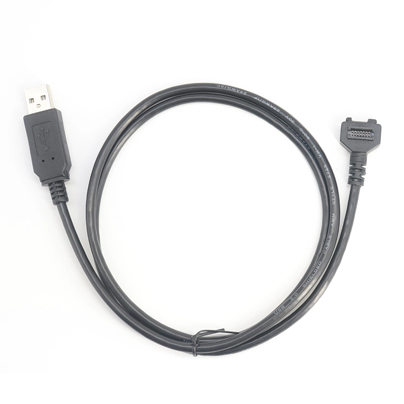 Cina Sostituzione USB maschio a IDC 14pin header Pin Pad 08374-01-R cavo per verifone vx810 produttore