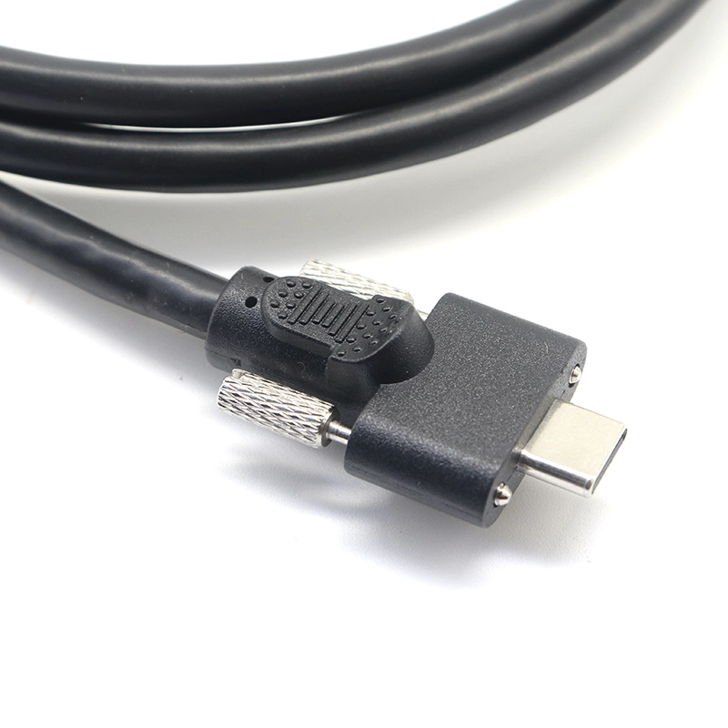 Cina Cavo USB 3.0 standard tipo C con bloccaggio a doppia vite per montaggio a pannello produttore