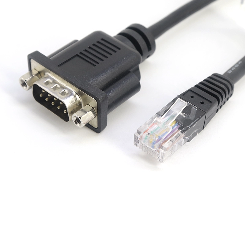China RS232 DB9 macho para cabo serial macho RJ45 8P8C fabricante