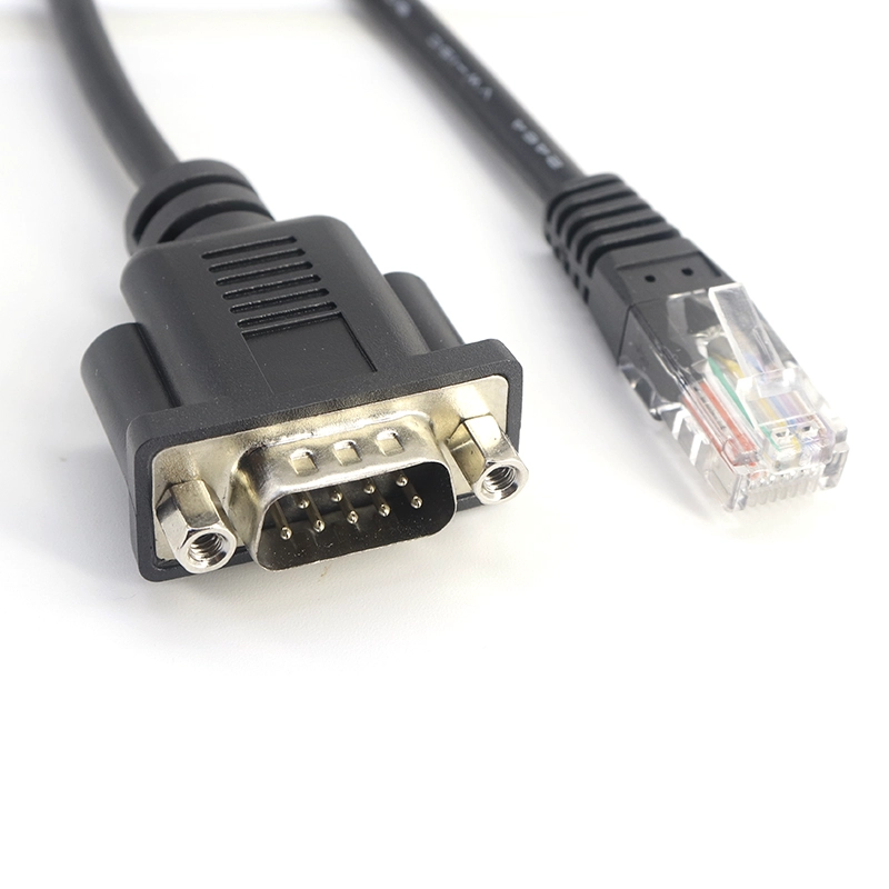 China RS232 DB9 macho para cabo serial macho RJ45 8P8C fabricante