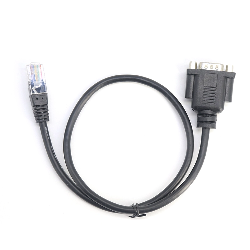 China RS232 DB9 macho para cabo serial macho RJ45 8P8C fabricante