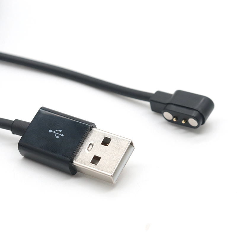 Chine Câble de charge magnétique USB à 2 broches 2,84 mm à ressort fabricant