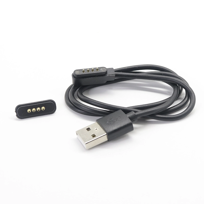 China Magnetische veerbelaste pogo pin smart watch oplaadkabel fabrikant