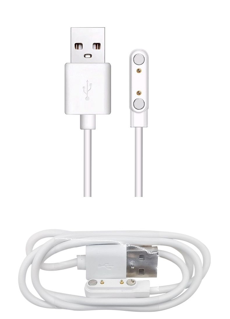 Chine USB vers 7,62 mm 2 broches chargeur de smartwatch magnétique à broches pogo à ressort fabricant