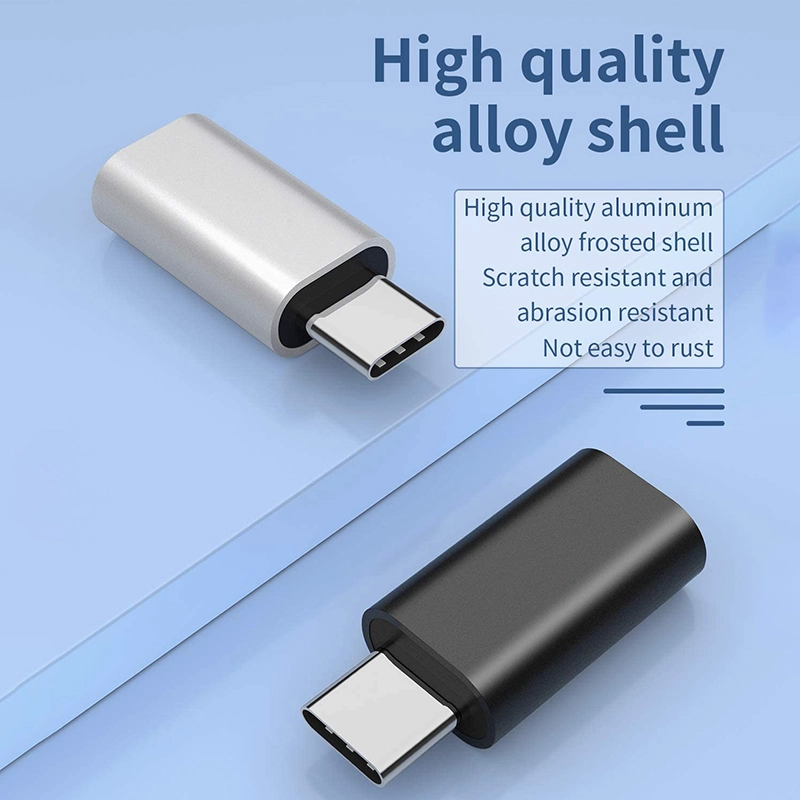 中国 Lightning 母头转 USB C 公头转接头 制造商